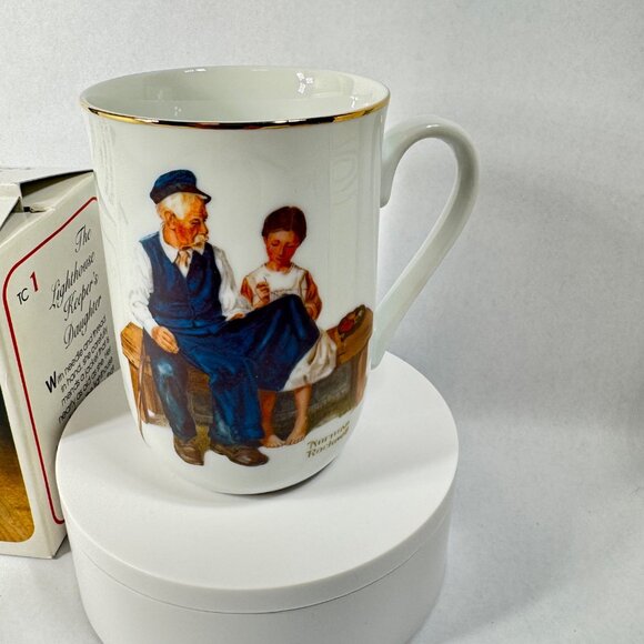 Norman Rockwell Museum Collection 4-Piece Mug Set Featuring Timeless Scenes - Picture 3 of 16
